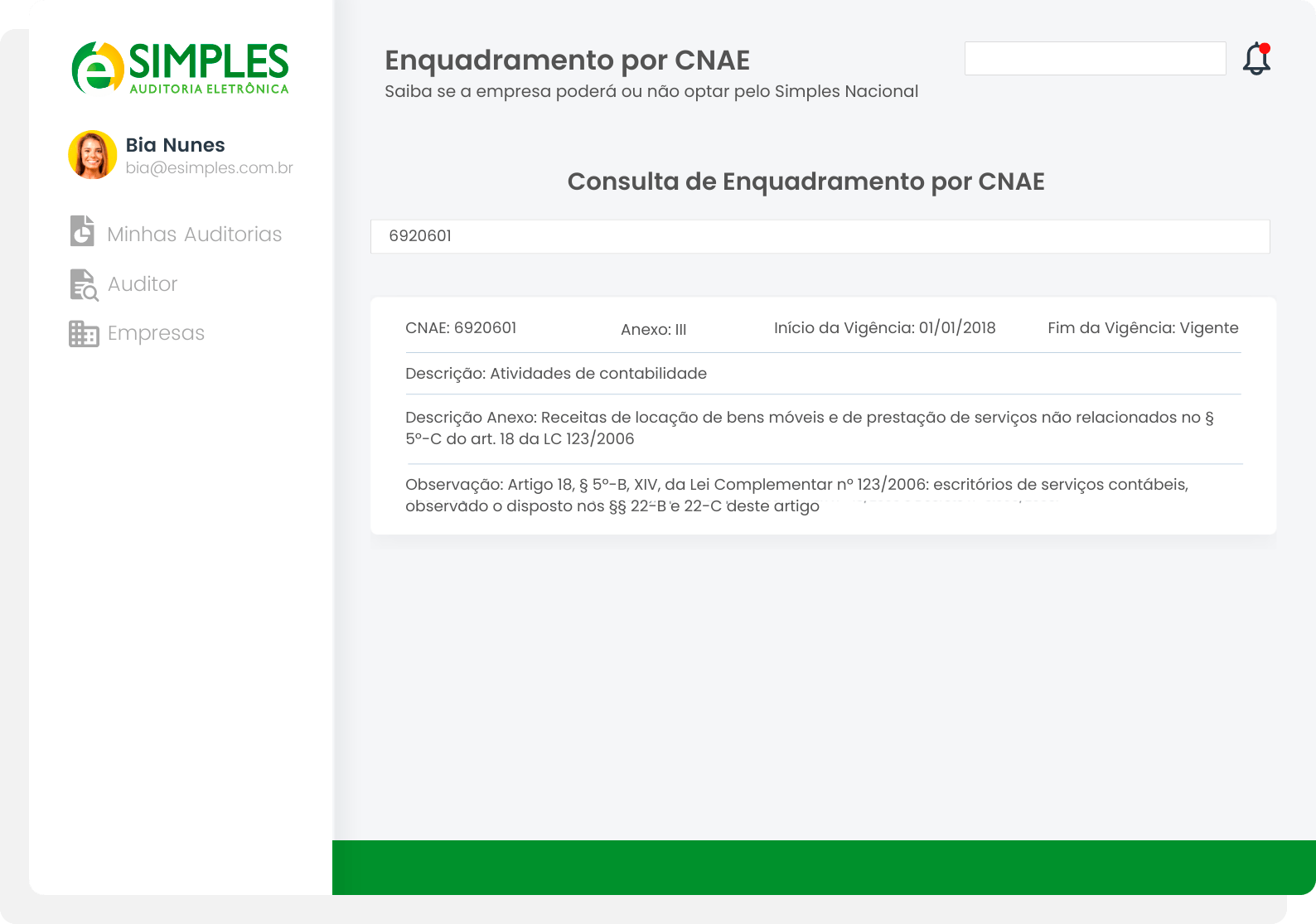 Uma captura de tela de um site chamado simples.