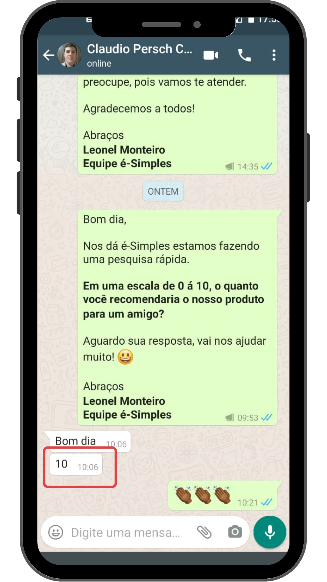 Claudio Cliente é-Simples