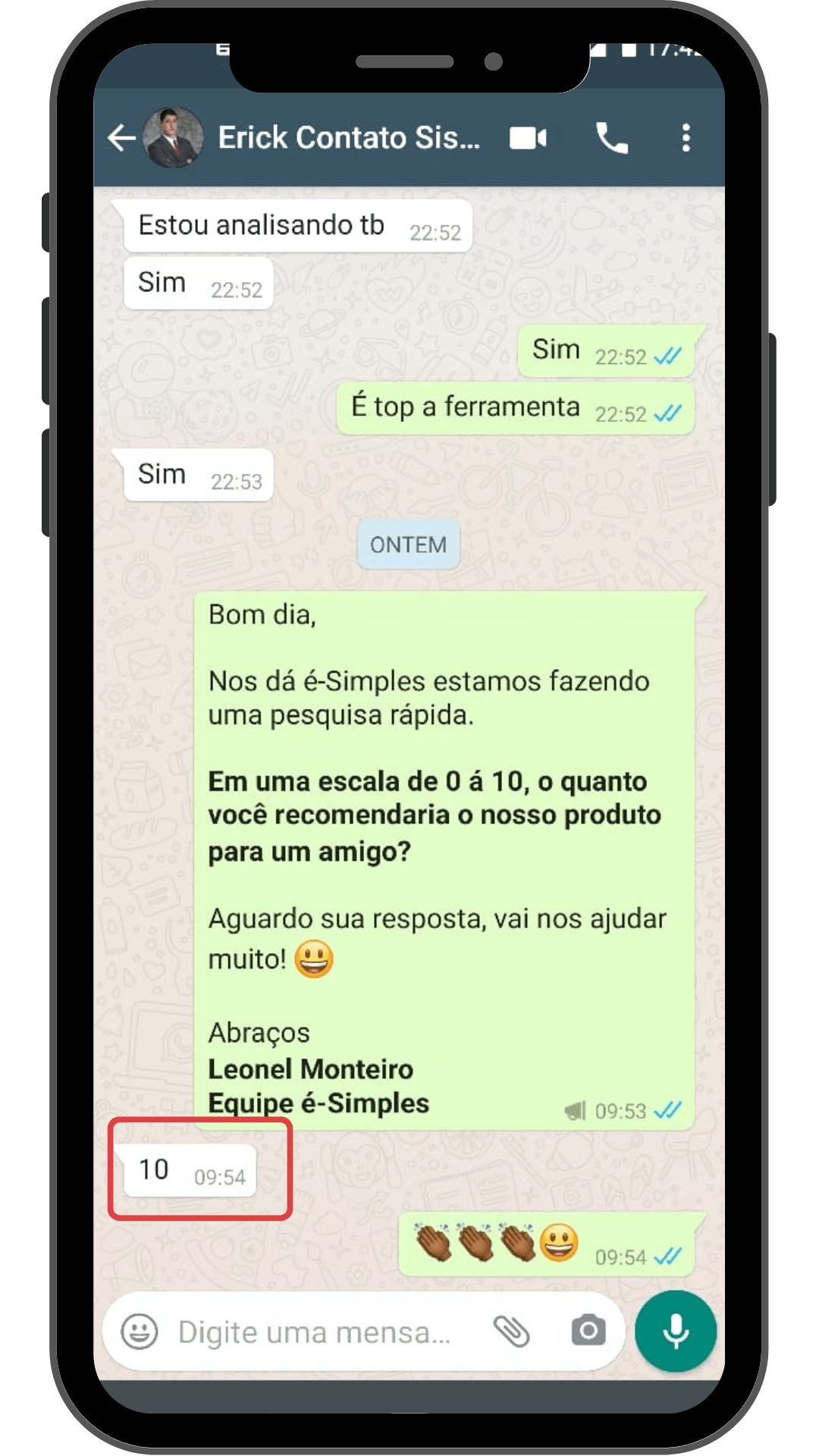 Erik Cliente é-Simples