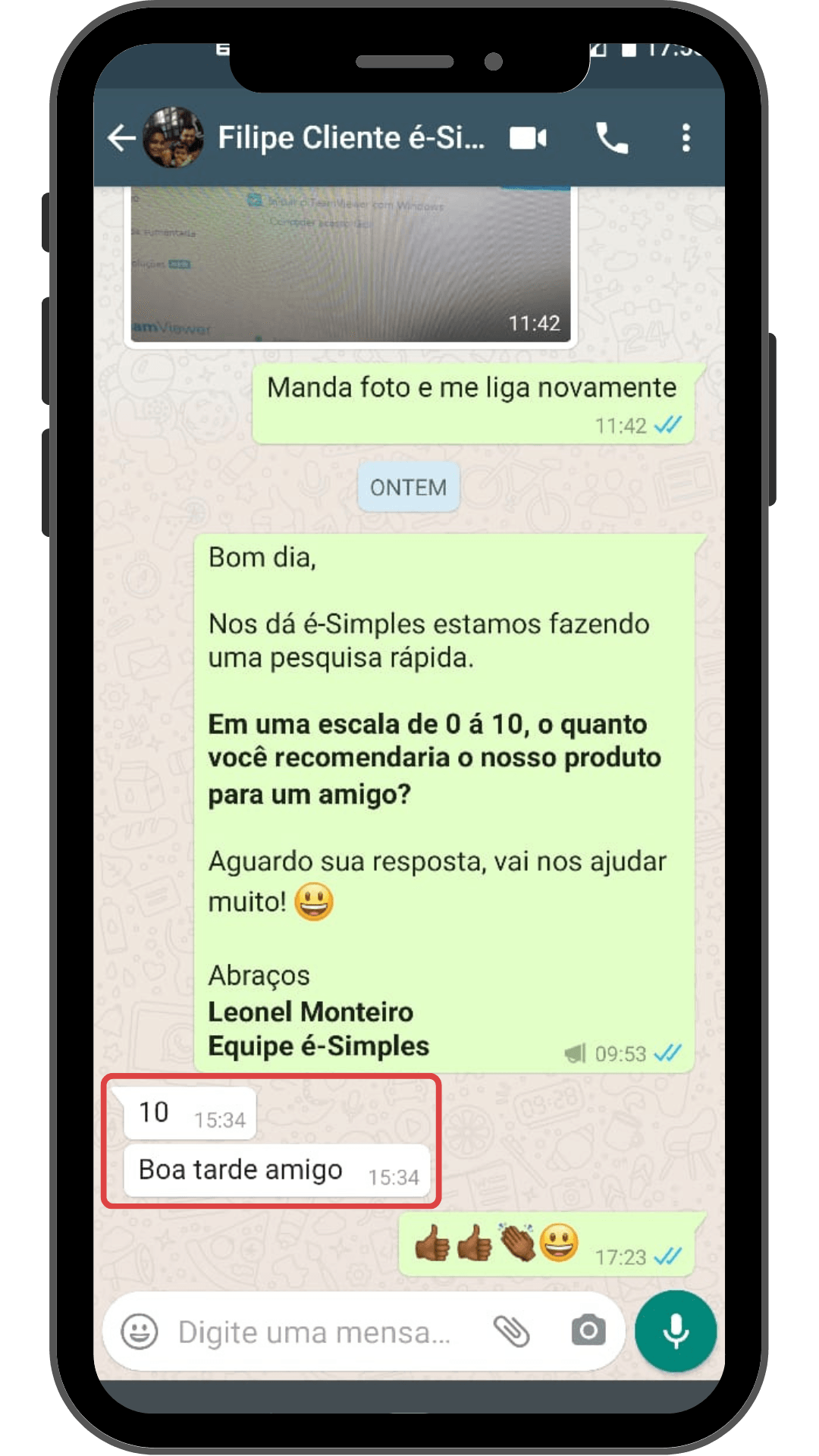 Filipe Cliente é-Simples