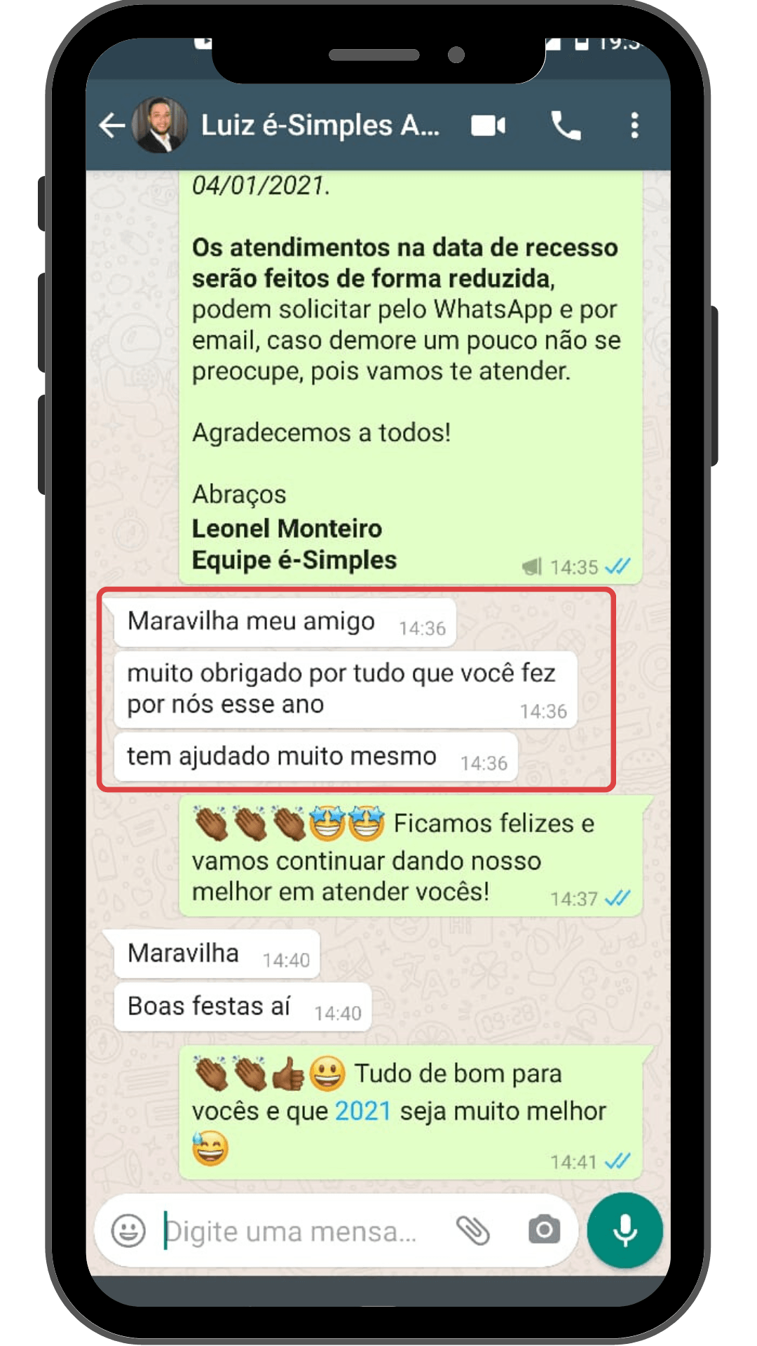 Luiz 2 cliente é-Simples