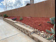 Flowerbed with Bushes — Escondido, CA — Leonardo's Landscaping