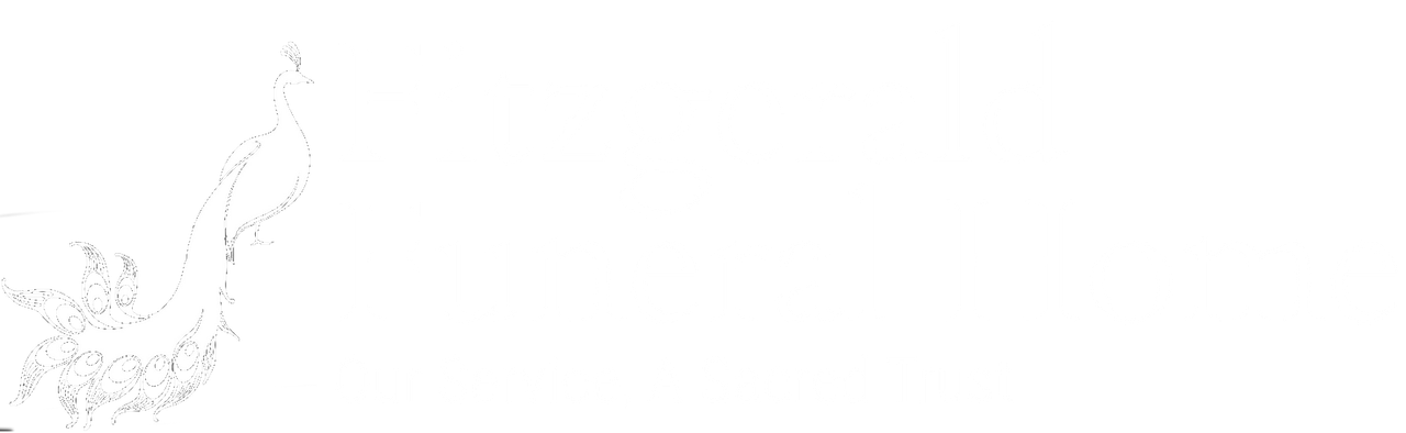 Peacock illustration with long, ornate tail.