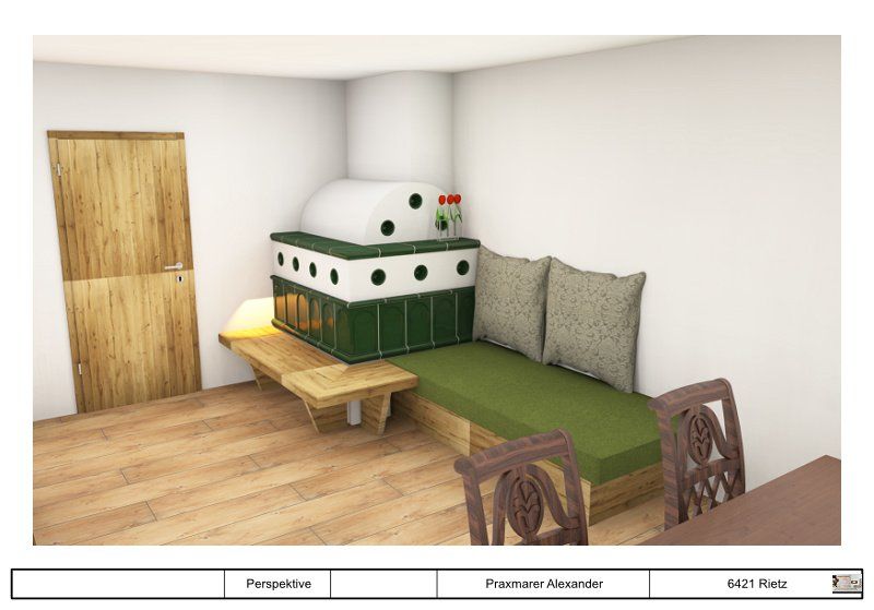 Alexander Praxmarer, Hafner, Fliesenleger, Pläne