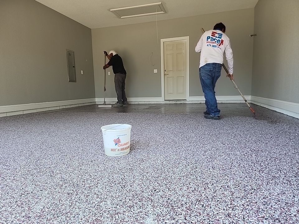 Beautiful concrete floor coatings in Arkansas