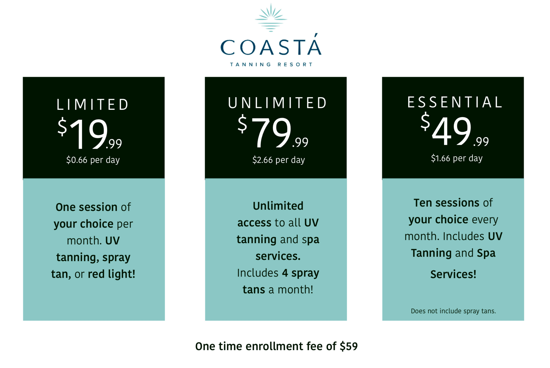 Tanning Membership Bethlehem, GA Coastá Tanning Resort