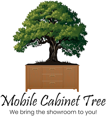 The logo for mobile cabinet tree shows a tree growing out of a cabinet.