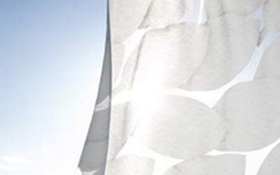 dettaglio tessuto di una tenda