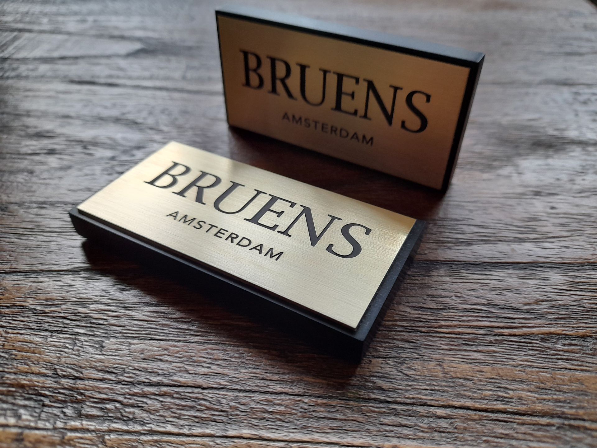 messing bordjes winkel