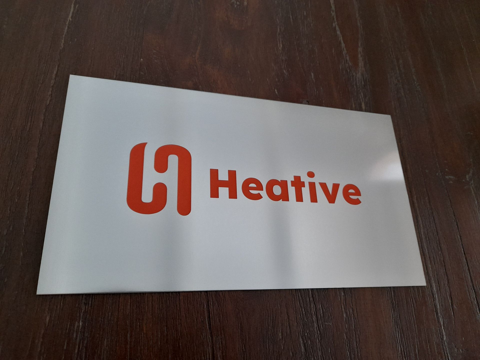 Aluminium bedrijfsnaambord Naambordenservice Amsterdam