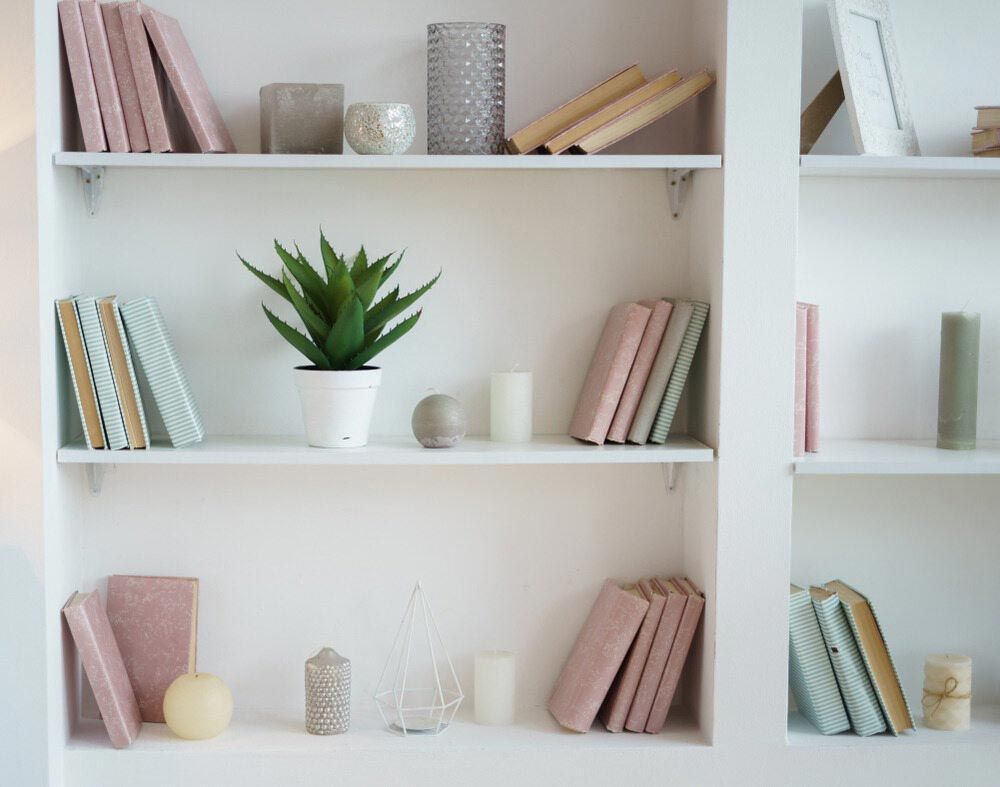 A Bookshelf Filled With Books — Shop Fittings Office Furniture Materials Handling In Gosford, NSW