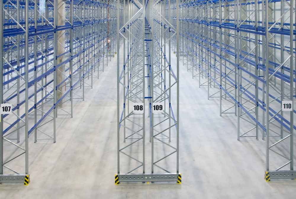 A Large Warehouse With Lots Of Shelves — Shop Fittings Office Furniture Materials Handling In Eastern Creek, NSW