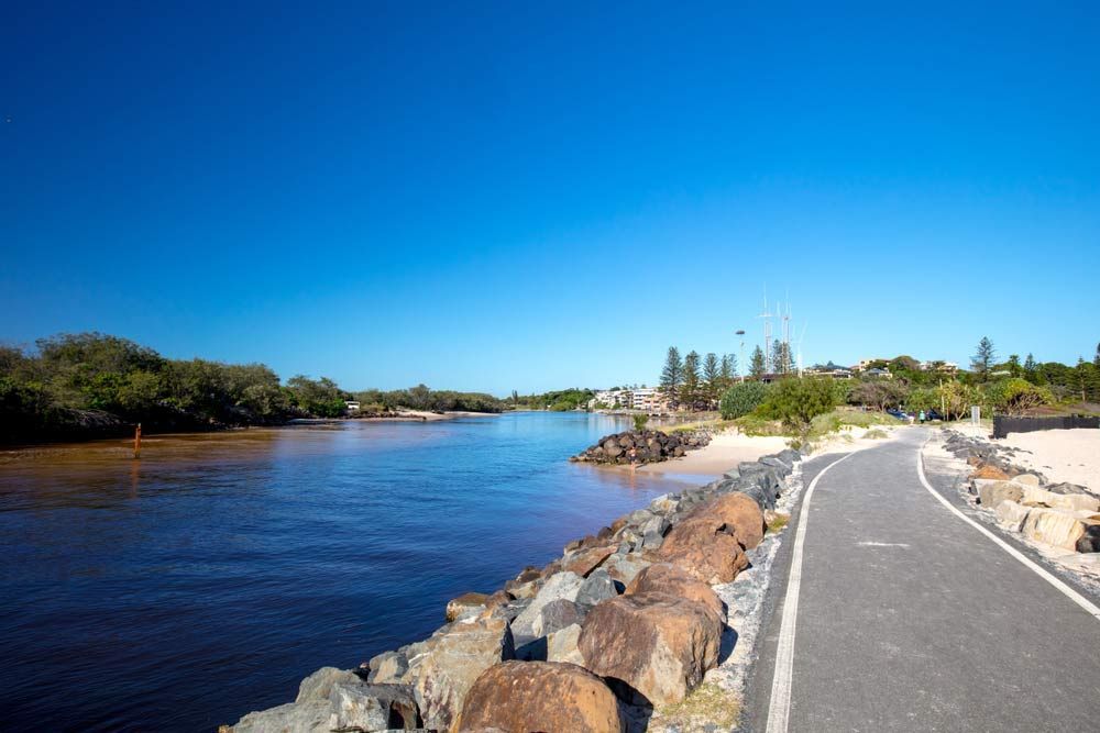 A Road Leading To A Body Of Water Next To A Body Of Water — Shop Fittings Office Furniture Materials Handling In Blacktown, NSW