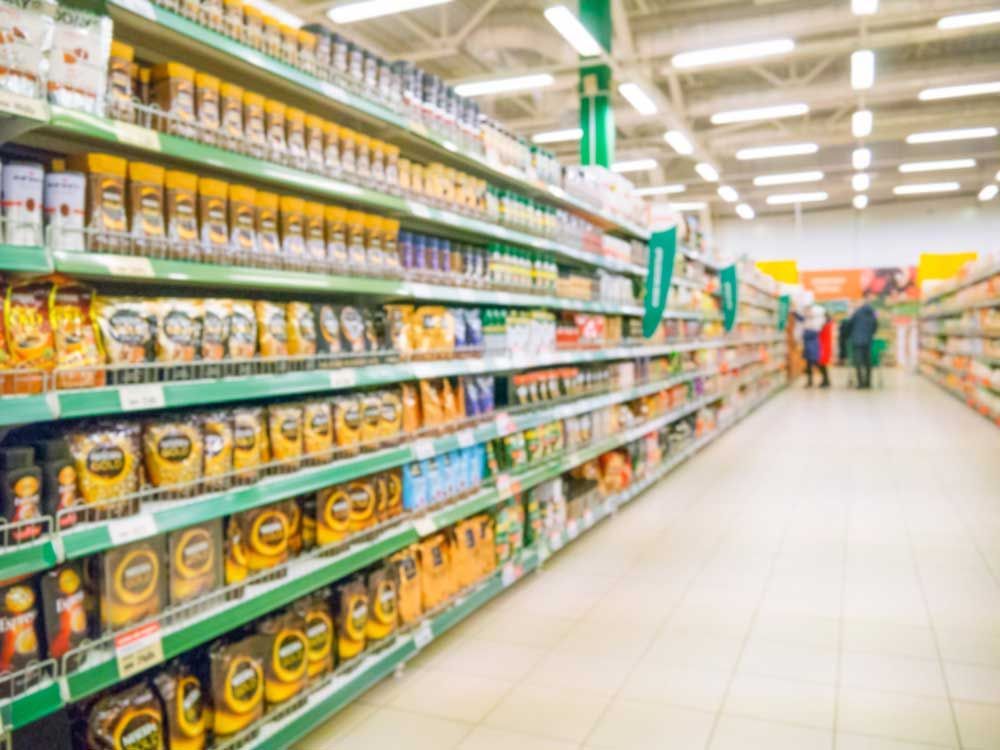 Aisle Filled With Lots Of Products — Shop Fittings Office Furniture Materials Handling In Gosford, NSW