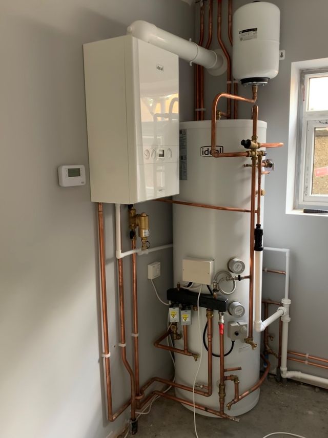 Hot water storage, Hot water cylinders, Unvented system