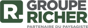 Un logo vert et blanc pour le groupe richer