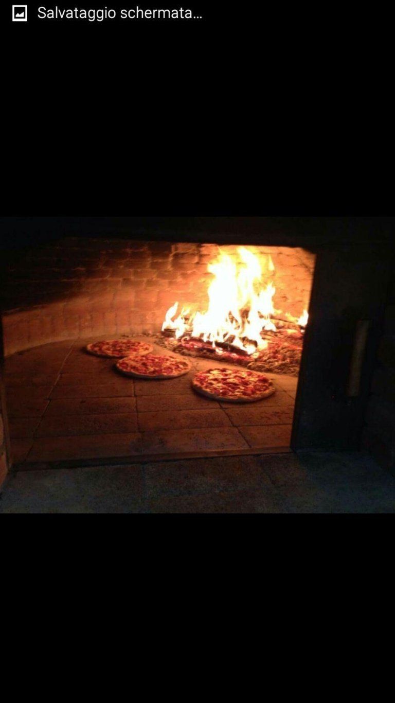 Fuoco nel forno