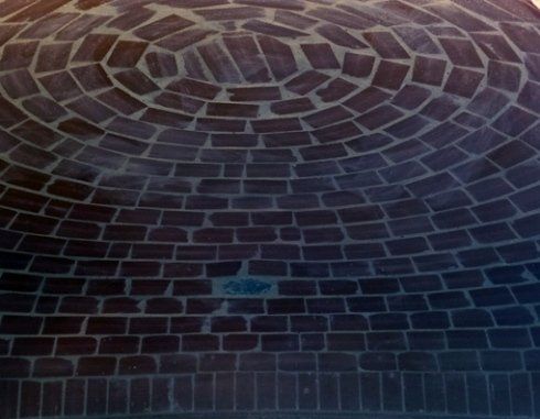 Interno forno in mattoni