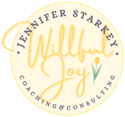 Circular logo with yellow background, stylized text