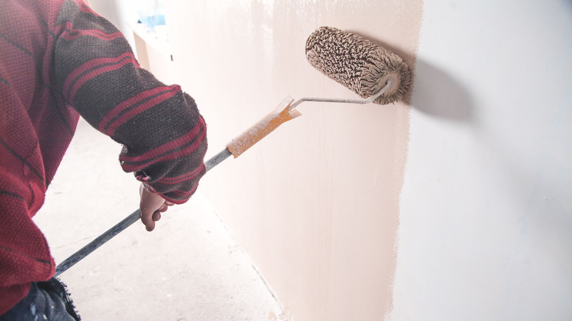 repainting a bedroom wall