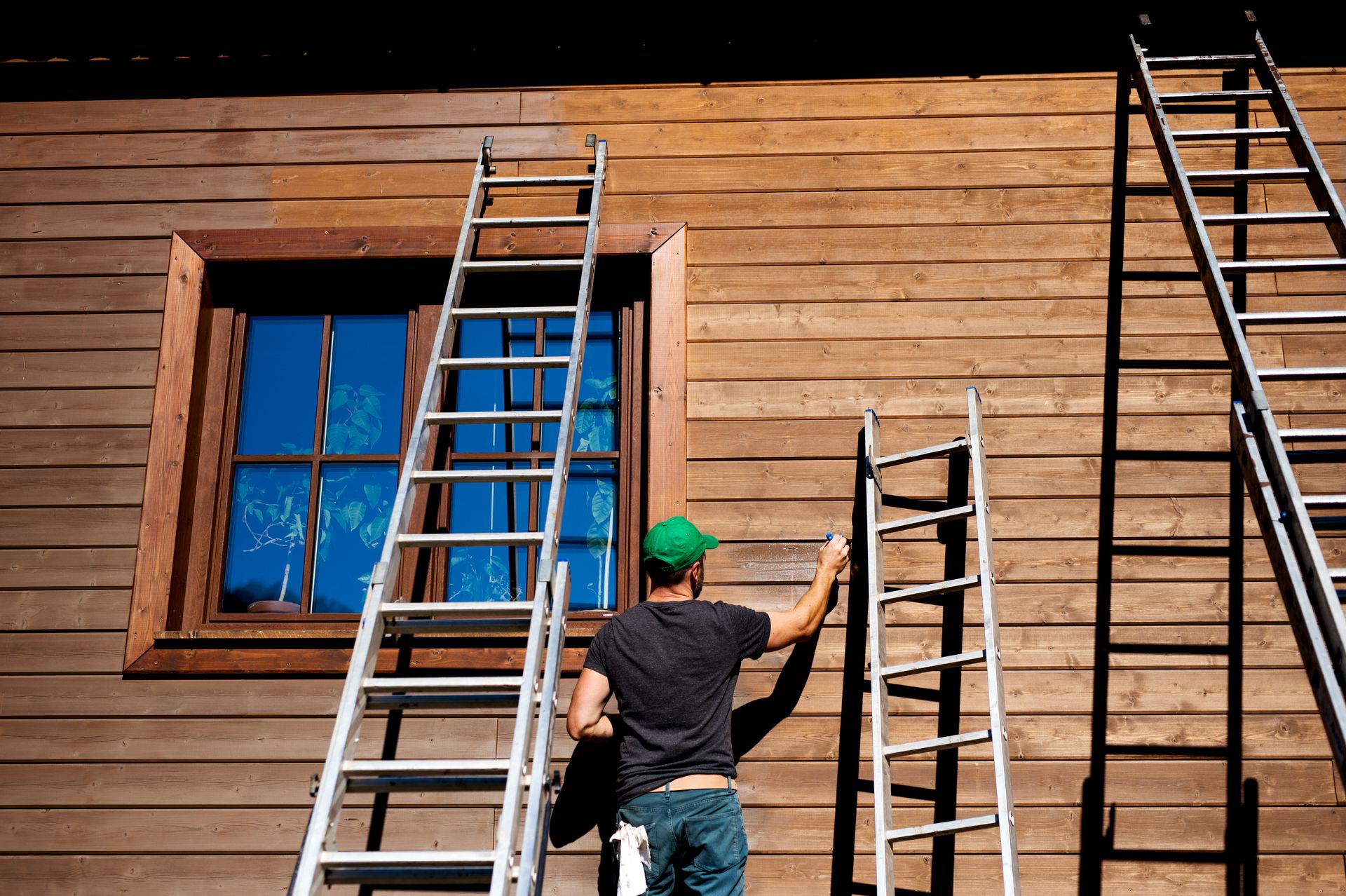 Pioneer Painters wood staining
