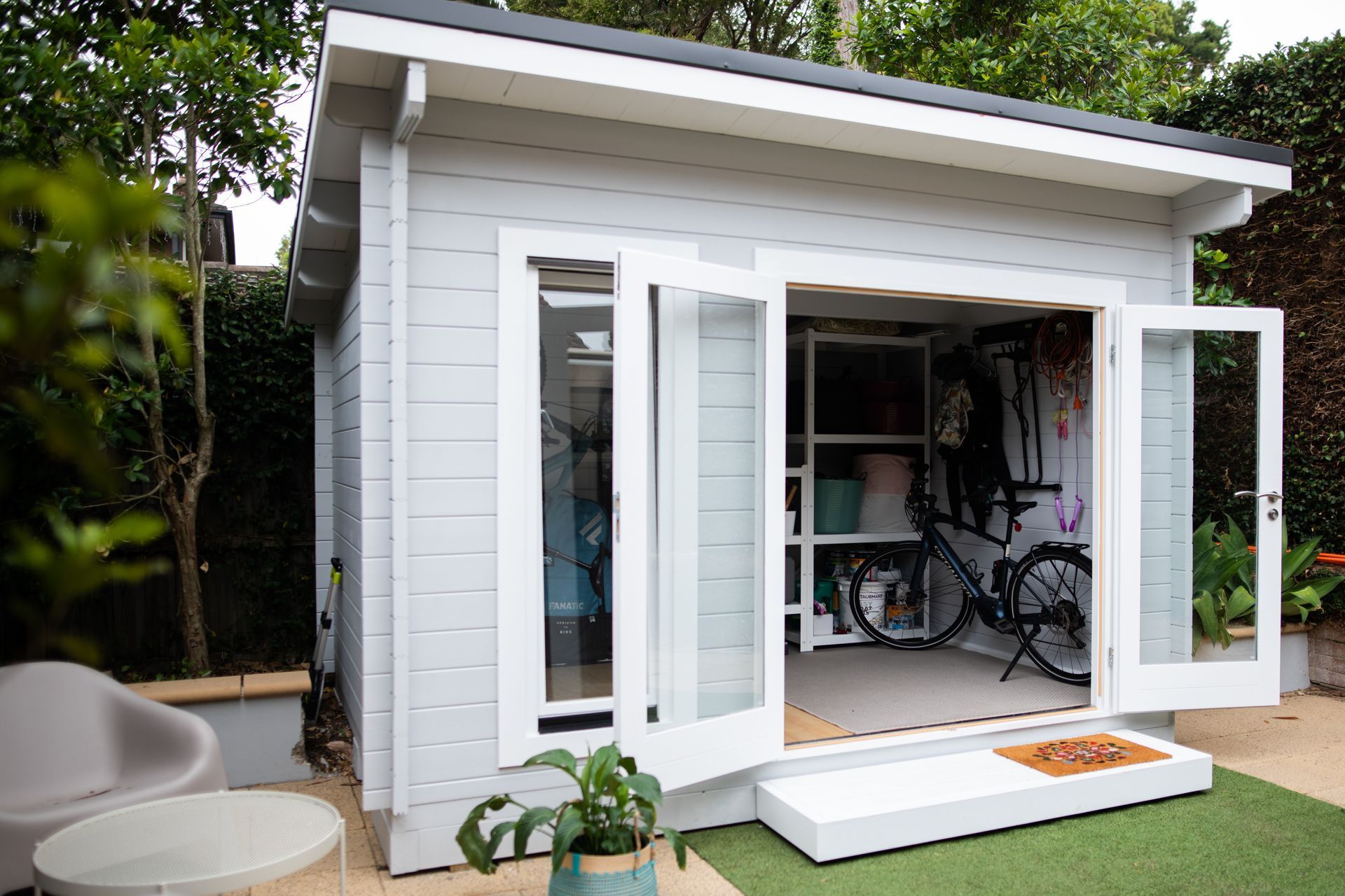 Newly Painted Shed