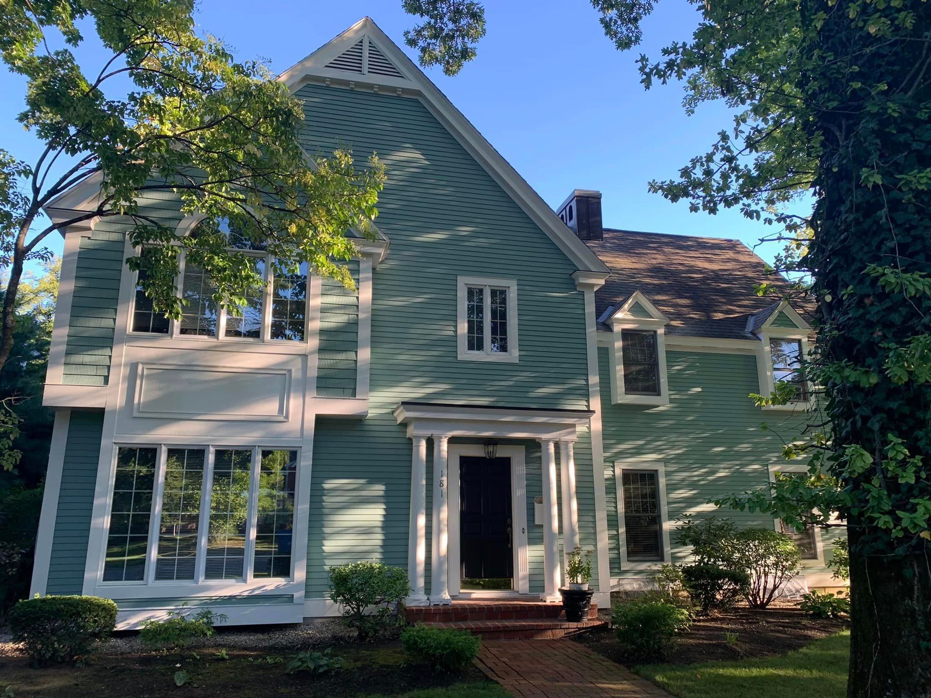 new exterior painting on condo in Western MA