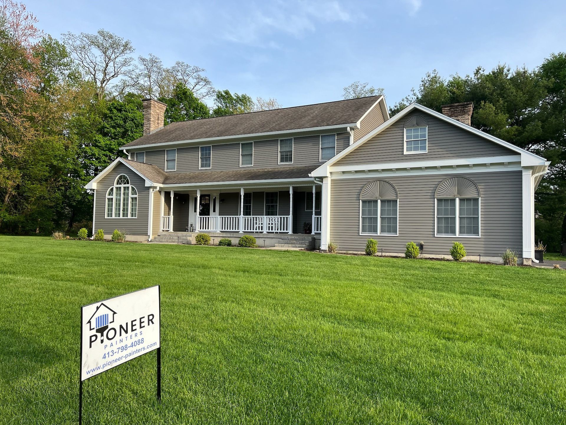 house after exterior painting from Pioneer Painters