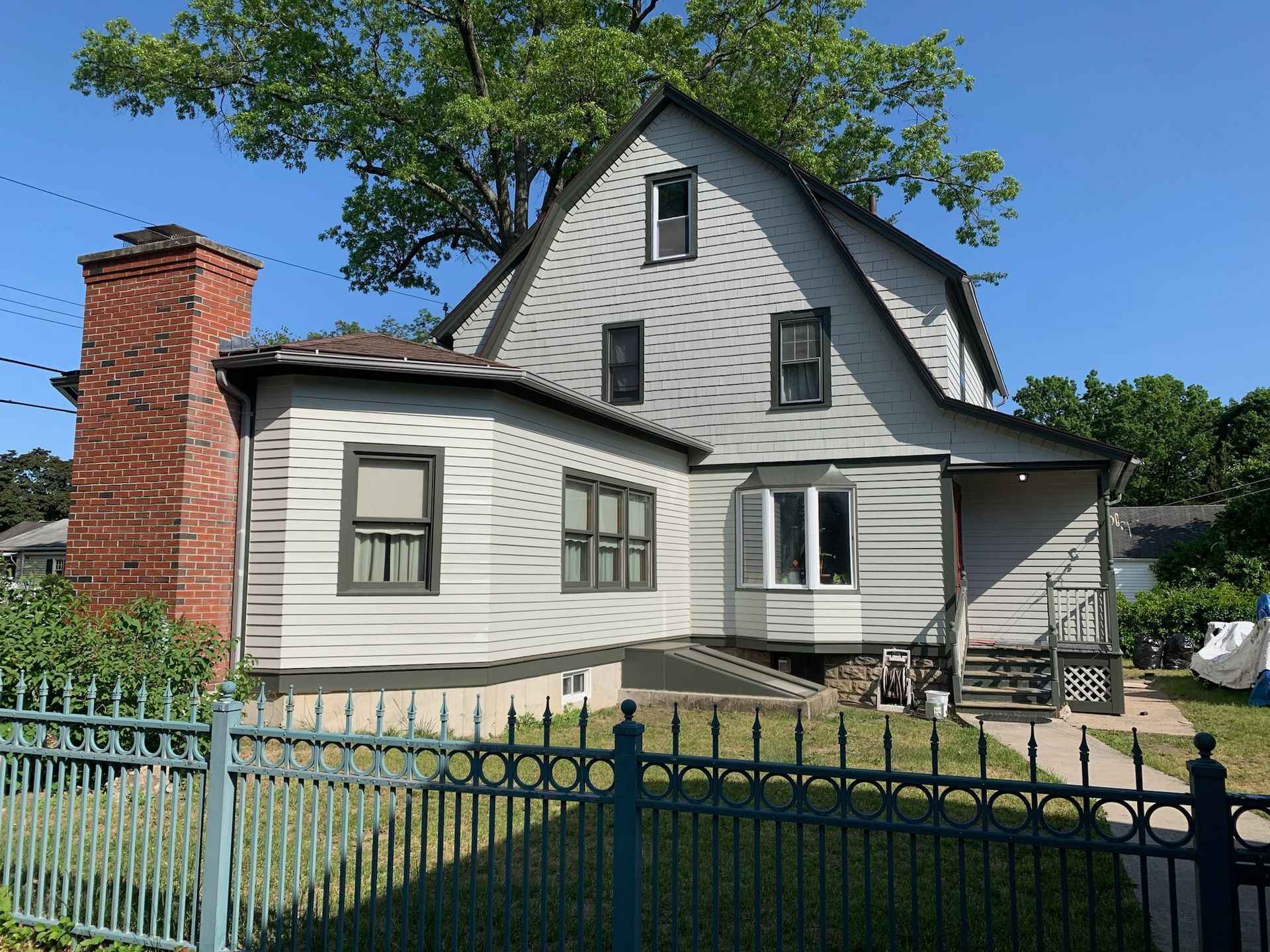 exterior painting after project for a home in Western Massachu