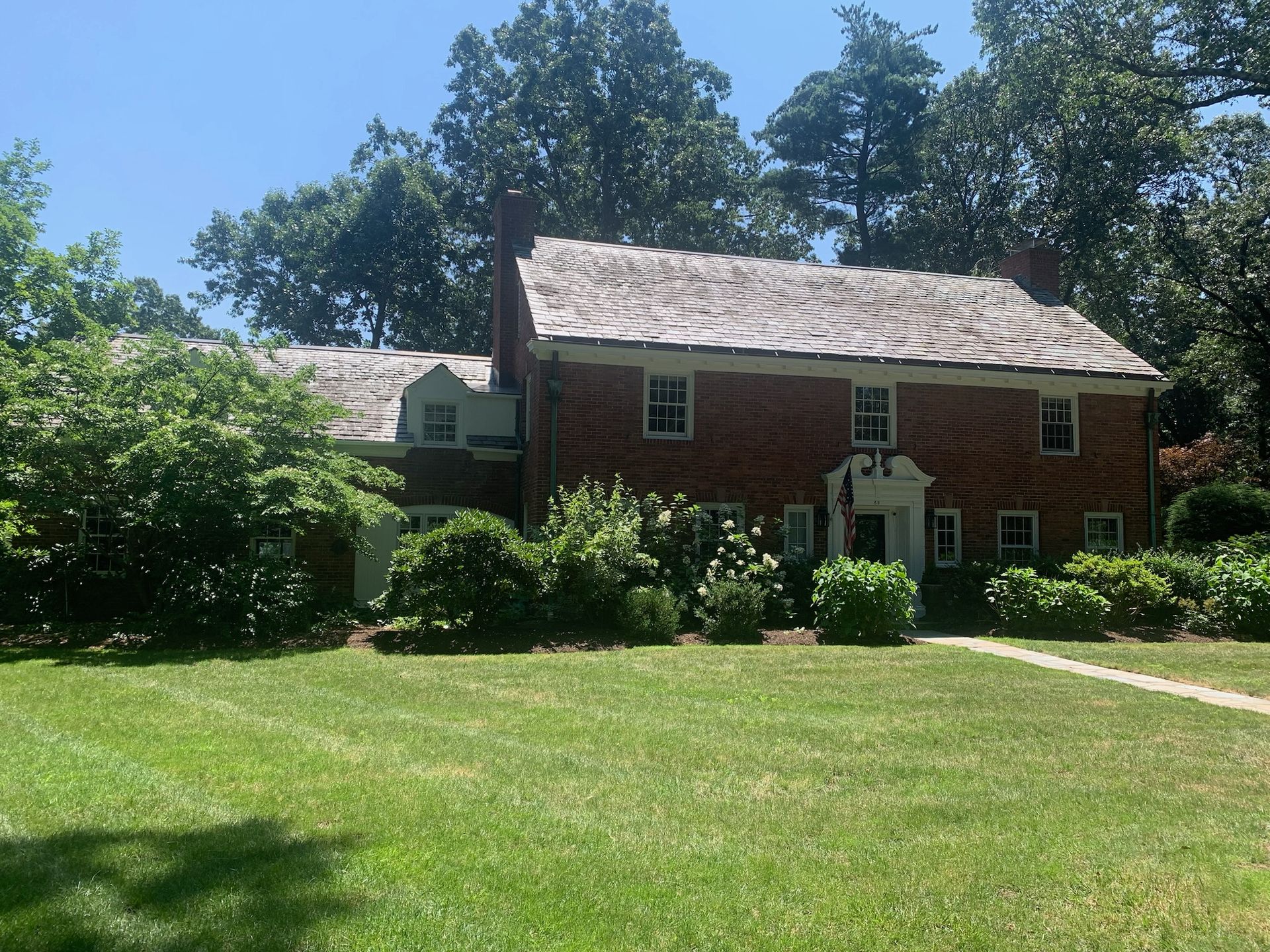 Residential exterior painting project by Pioneer Painters in Hampden County, MA
