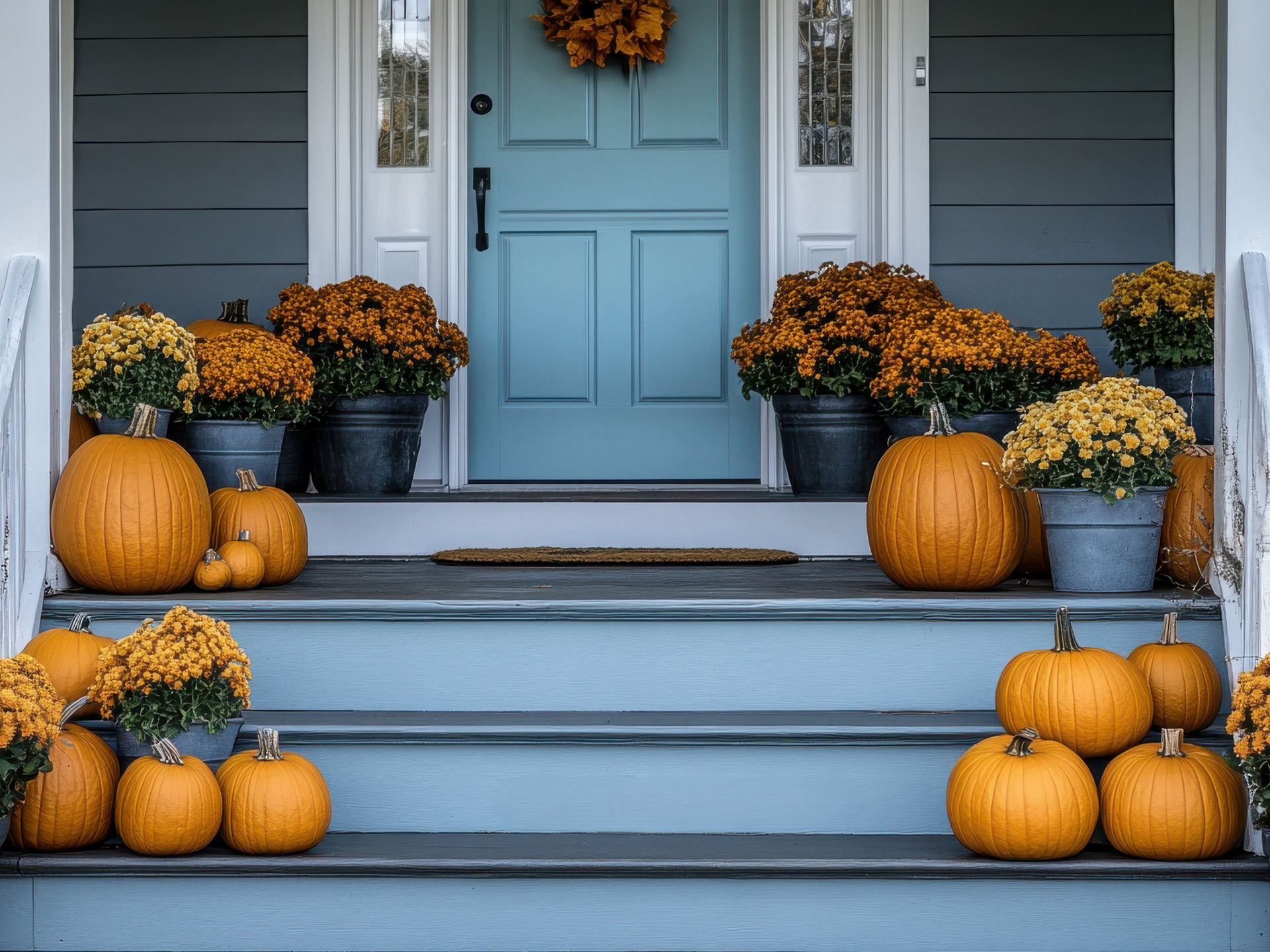 exterior painting in western MA during the fall season