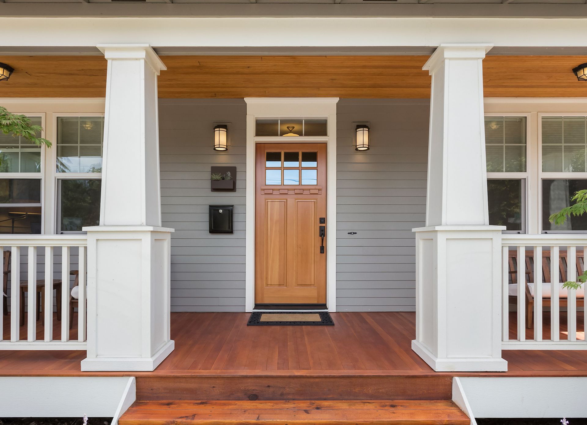 Home Exterior Entrance freshly painted in Western MA