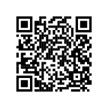 QR code with black and white squares.