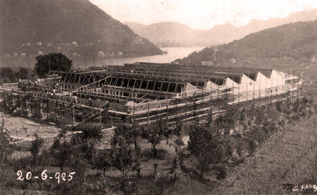 lavori edili per capannone industriale negli anni '20