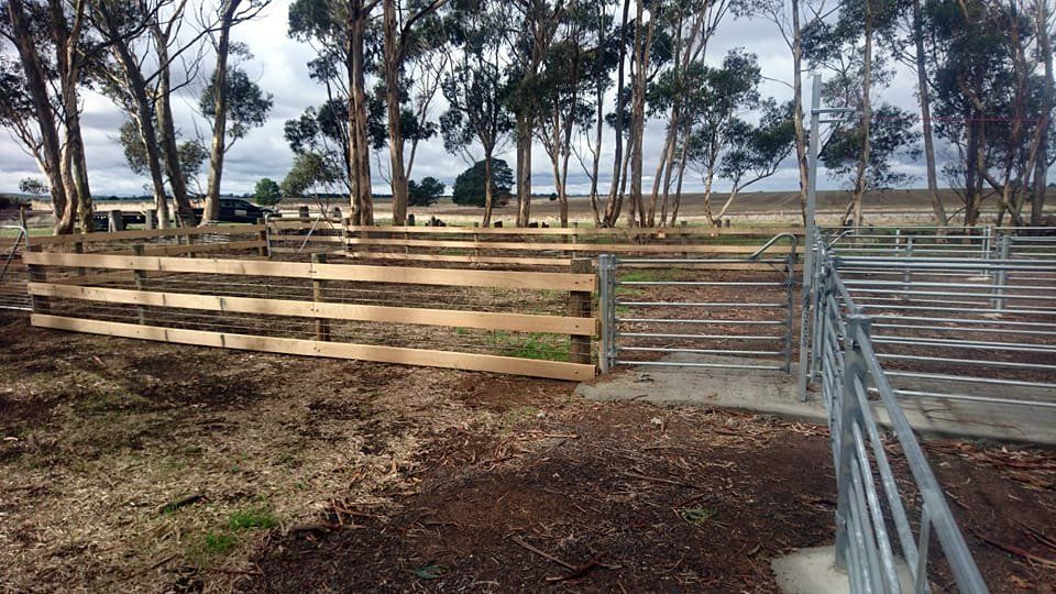 A Fence is Broken in the Middle of a Field — Ettles Rural Fencing in Alfredton, VIC