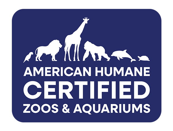 The logo for american humane certified zoos and aquariums