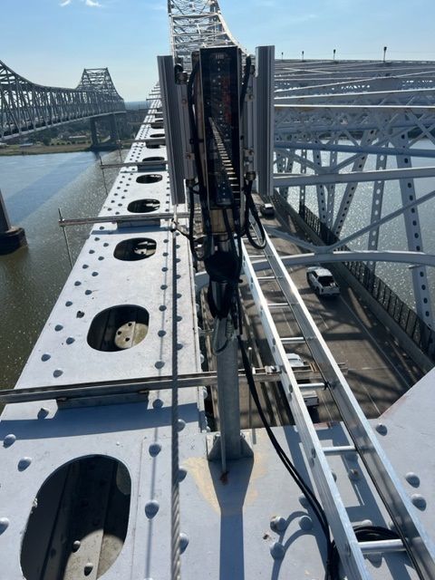 A Bridge with A Lot of Wires on It
