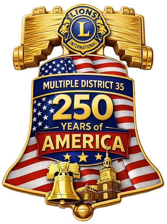 A logo for the 107th lions international convention in orlando florida