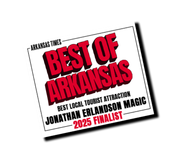 Arkansas Times Best of Arkansas Best Local Tourist Attraction Jonathan Erlandson Magic 2025 Finalist