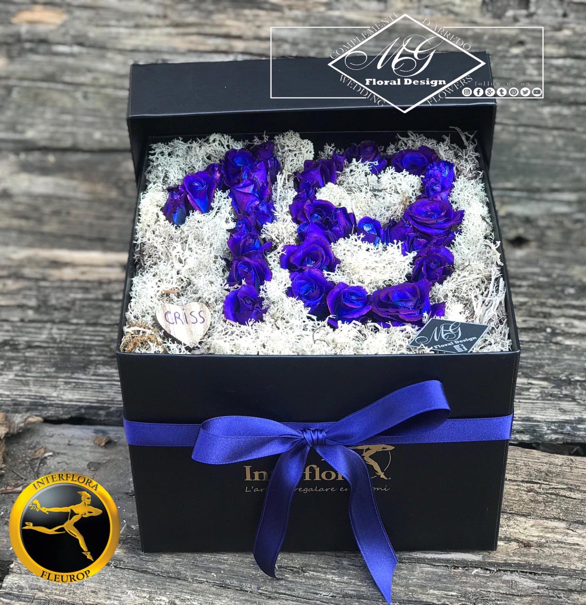 Box floreale per i 18 anni