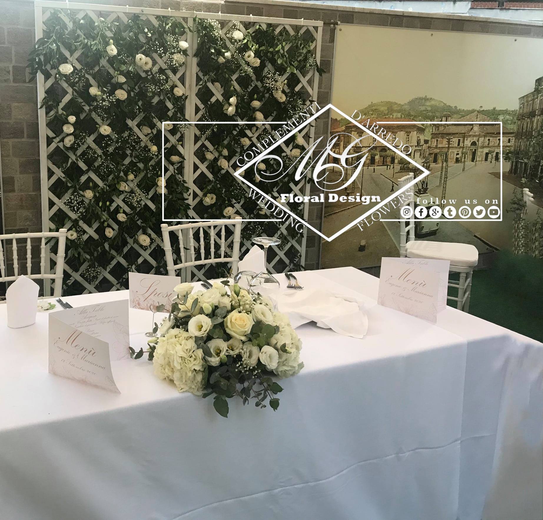 Addobbi floreali per ristorante