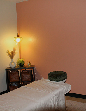 Private treatment room at Ixora wellness collective
