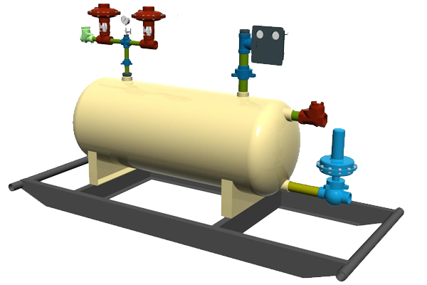 a 3d model of a Blowcase pump