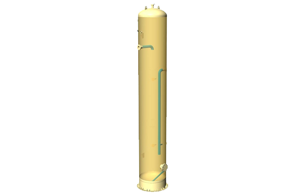 a 3d model of a Vapor Recovery tower