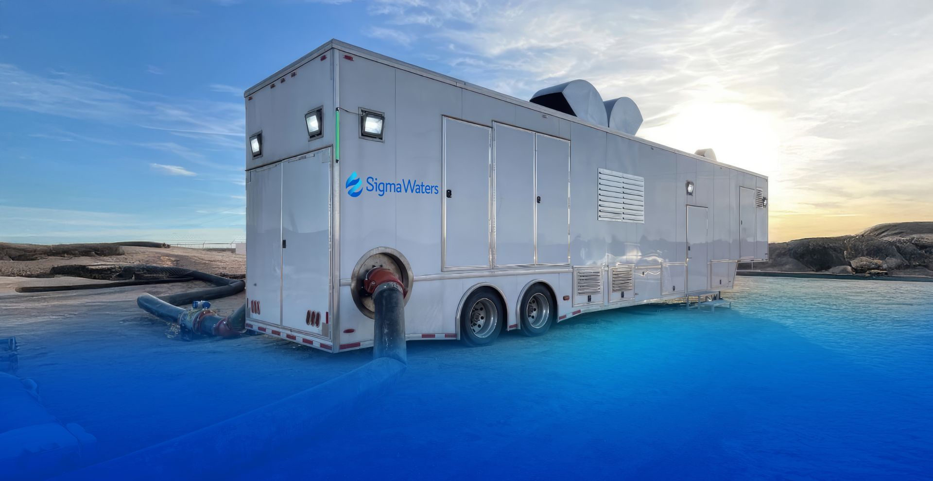 a Pesco employee wearing a welding mask is welding a pipe