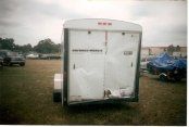 R. O. C. Trailer after collision & before door rebuild