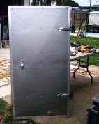 Curbside door after internal rebuild & \