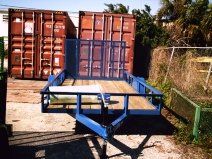 Landscaping Trailer before customization