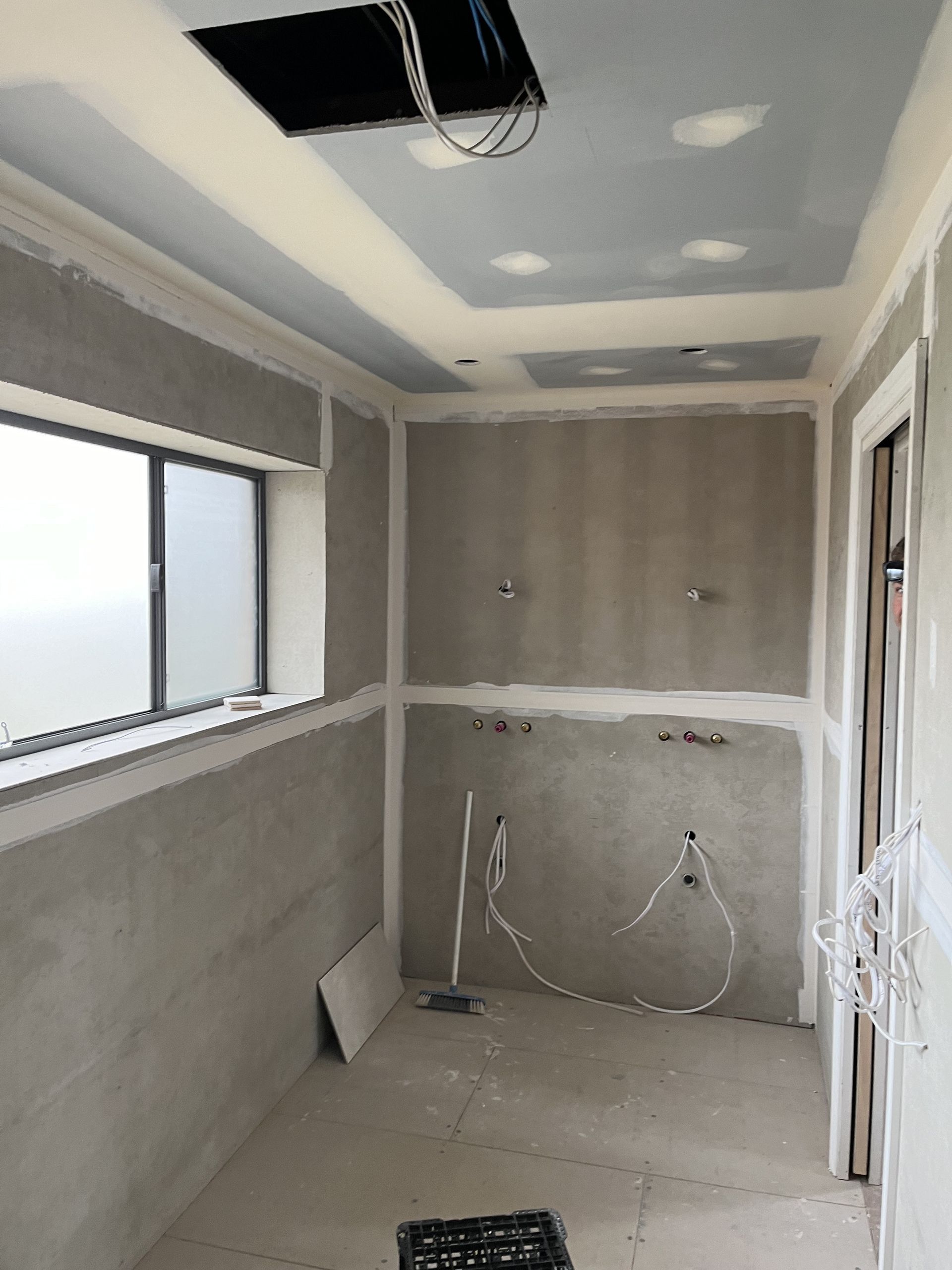Bathroom With a Window and a Ceiling — TM Built Construction In Cessnock, NSW