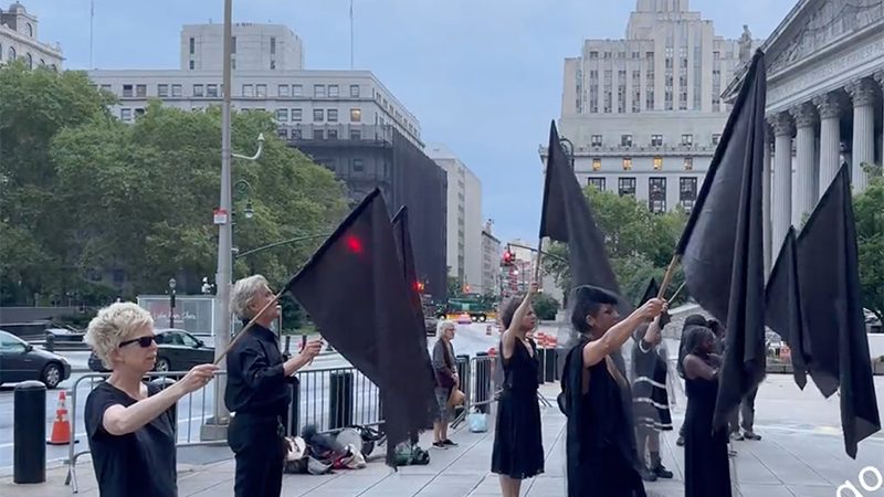 Woke Demonstrators Protest Supreme Court Rulings With Bizarre Ritual